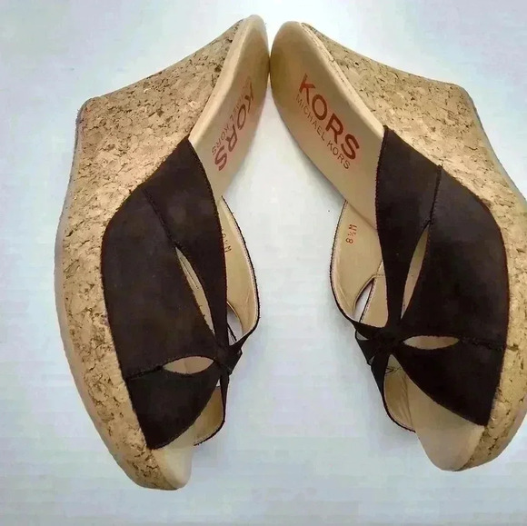 Kosr Micheal Kor dark brown  sandal Sz 8.5 M - Picture 3 of 11